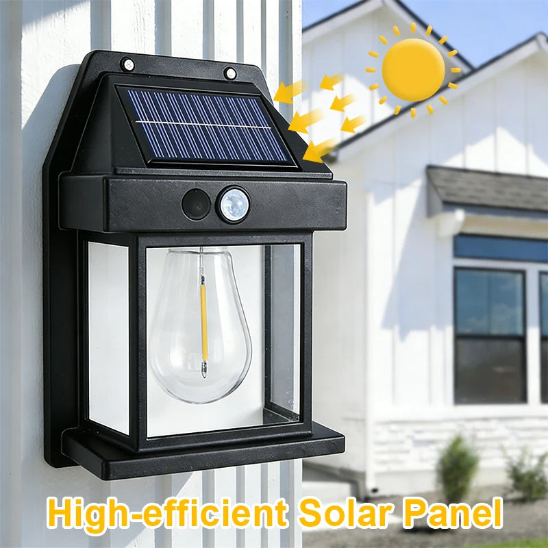 Solar Motion-Sensor Wall Light 2 Pack LED IP65