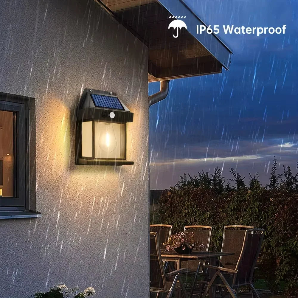 Brightguard Solar Motion-Sensor Wall Light IP65 Waterproof