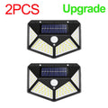 Brightguard Solar Motion-Sensor Wall Light 100 LED Waterproof