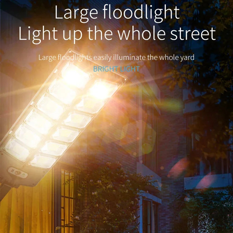 Solar Motion Sensor Garden Light Waterproof IP68