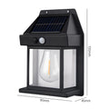 Brightguard Solar Motion-Sensor Wall Light IP65 Waterproof