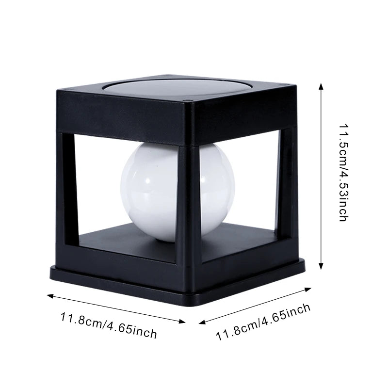 Solar Post Light Waterproof LED Pillar Lamp for Outdoor Use