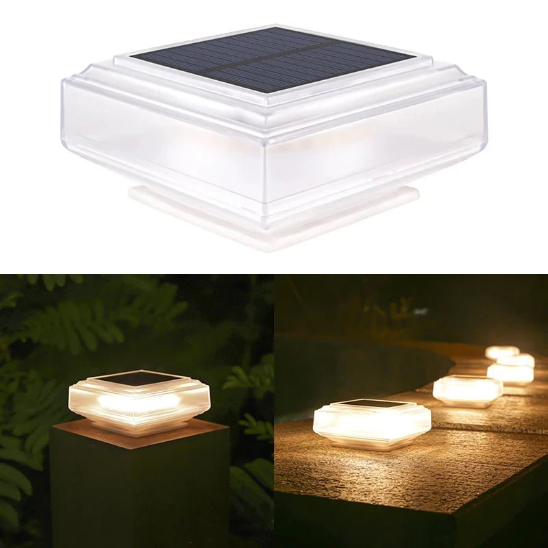 Solar Pillar Light 30LED Waterproof Post Cap Light