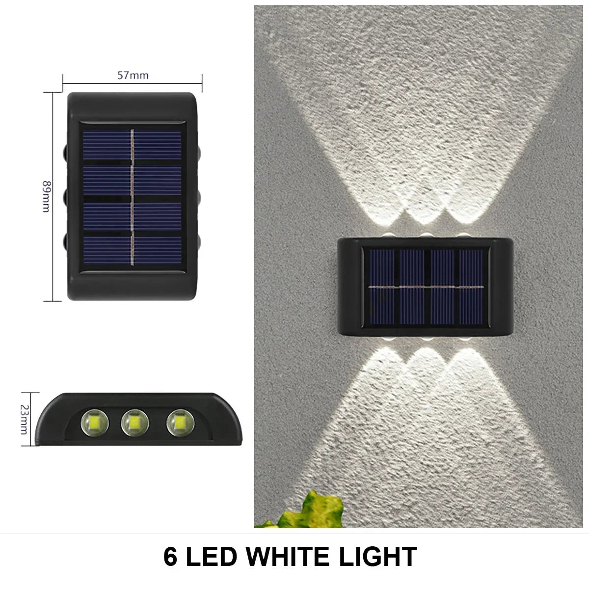 Brightguard Solar Wall Lamp Outdoor Waterproof LED Light