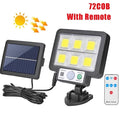 Brightguard Solar Motion-Sensor Wall Lamp with Remote Control