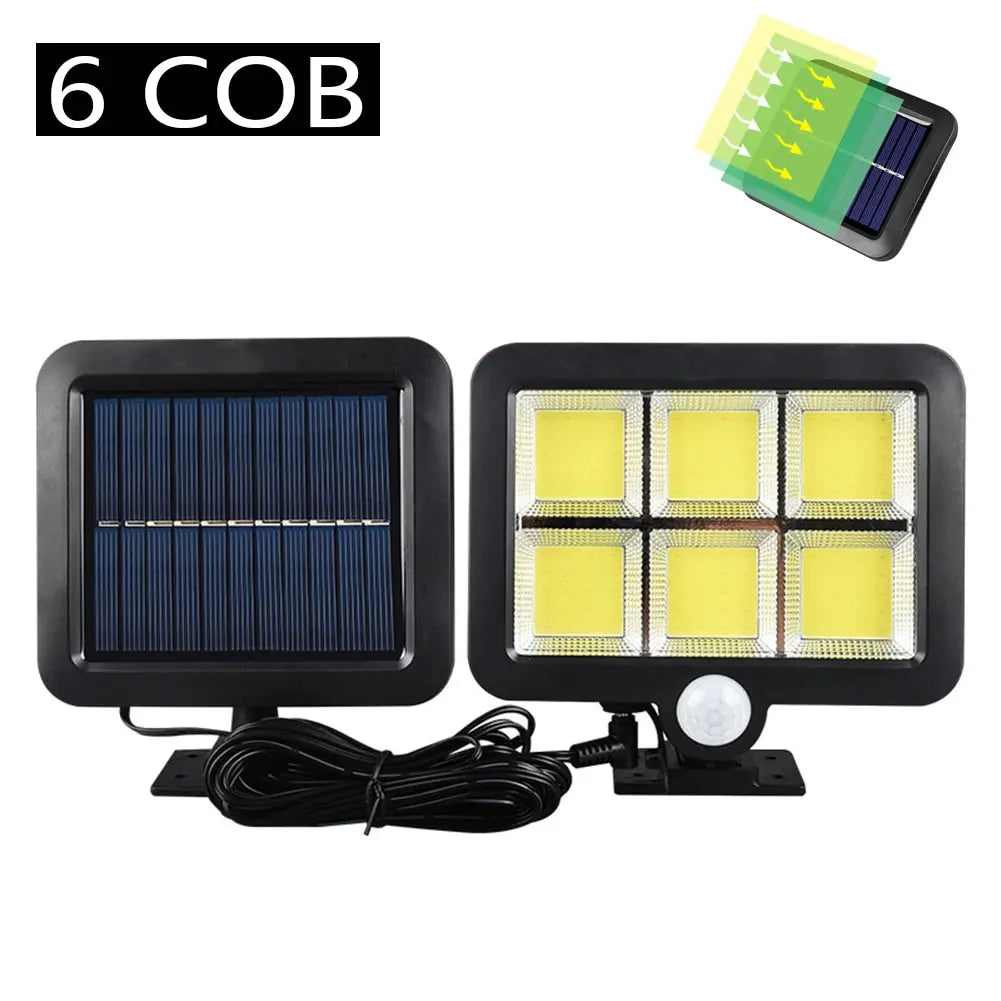 Brightguard Solar Motion Sensor Wall Light 100/120/128 LED Waterproof
