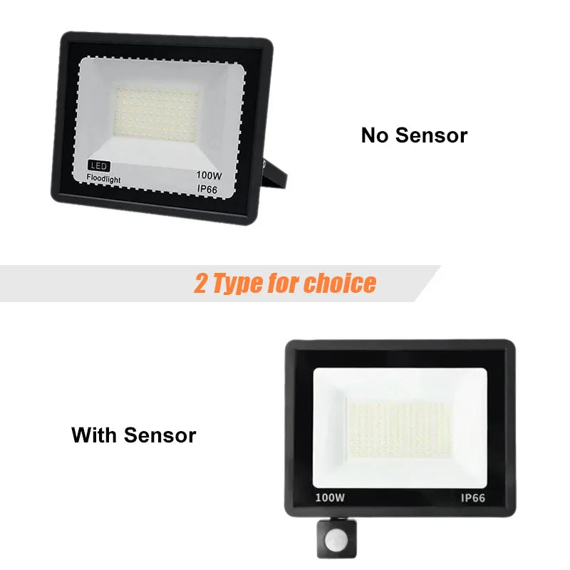 Brightguard LED Floodlight with PIR Motion Sensor 100W IP66
